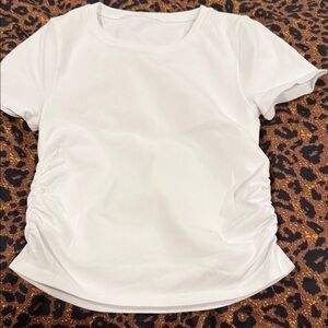Classic White Women's Tops round neck, bruised sides, great fabric great price